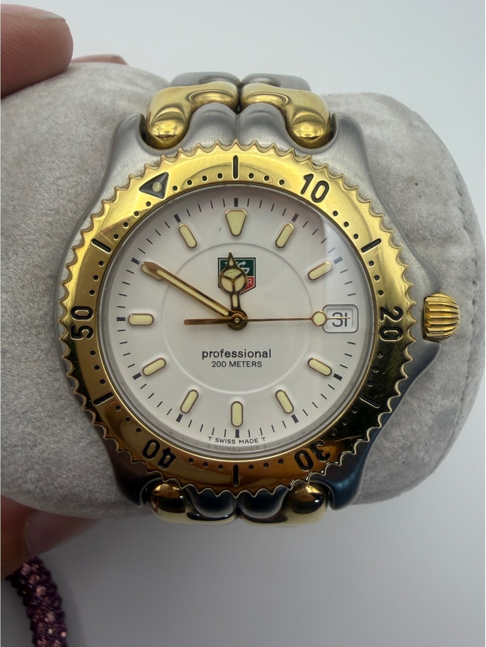 TAG Heuer Professional 200 Meters Two-Tone Wristwatch with 3